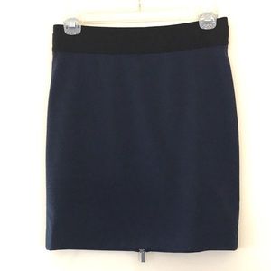 Mini Skirt NWOT Spandex Stretch BCBGMAXAZRIA Midnight Blue